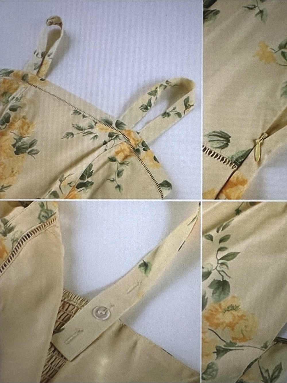 Women’s Floral Sundress - Yellow Floral size M - Picture 8 of 10